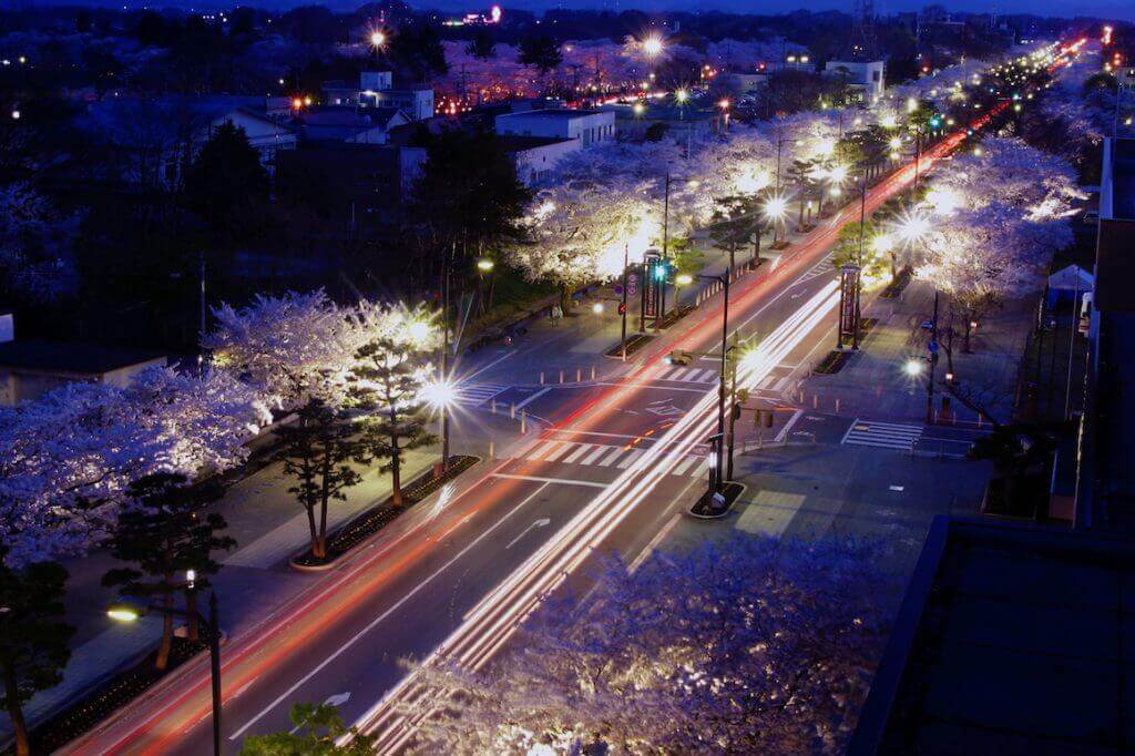 Towada City Government Office Street (Koma-kaido)